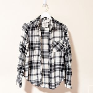 A&F plaid flannel shirt